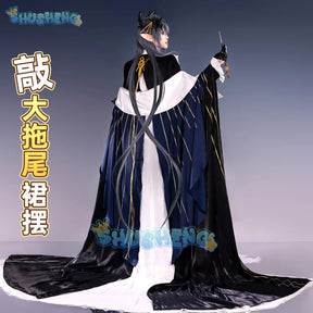 Arknights Aefanyl Logos Cosplay Costume Uniform Earrings Radiant Serenity Ambience Synesthesia Halloween Party for Women Men