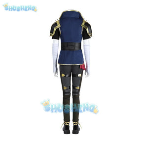 Vi Acrane Cosplay LOL Costume Game Arcane Vi Cosplay Wig Outfits Halloween Carnival Suit Custom Made Halloween Costume