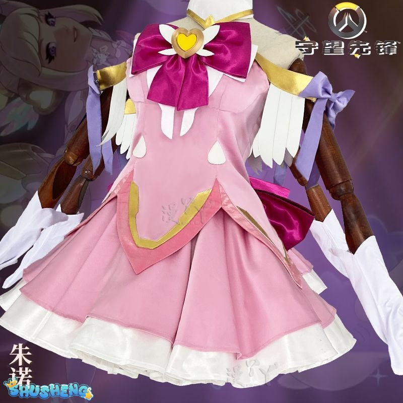 Juno Cosplay New Magical Girl Overwatch Costume Halloween Party Sweet Lolita Dress Gloves Socks Pro New Women Juno Uniform