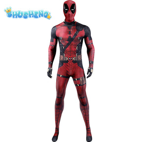 Superhero Men Movie Deadpool Wolverine Cosplay Costumes Hallloween Jumpsuit Performance Party Zentai Bodysuits