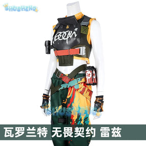 Shusheng Valorant Raze Cosplay Costume Uniform Halloween Carnival Party Christmas Play Role Clothes Clothing for Women