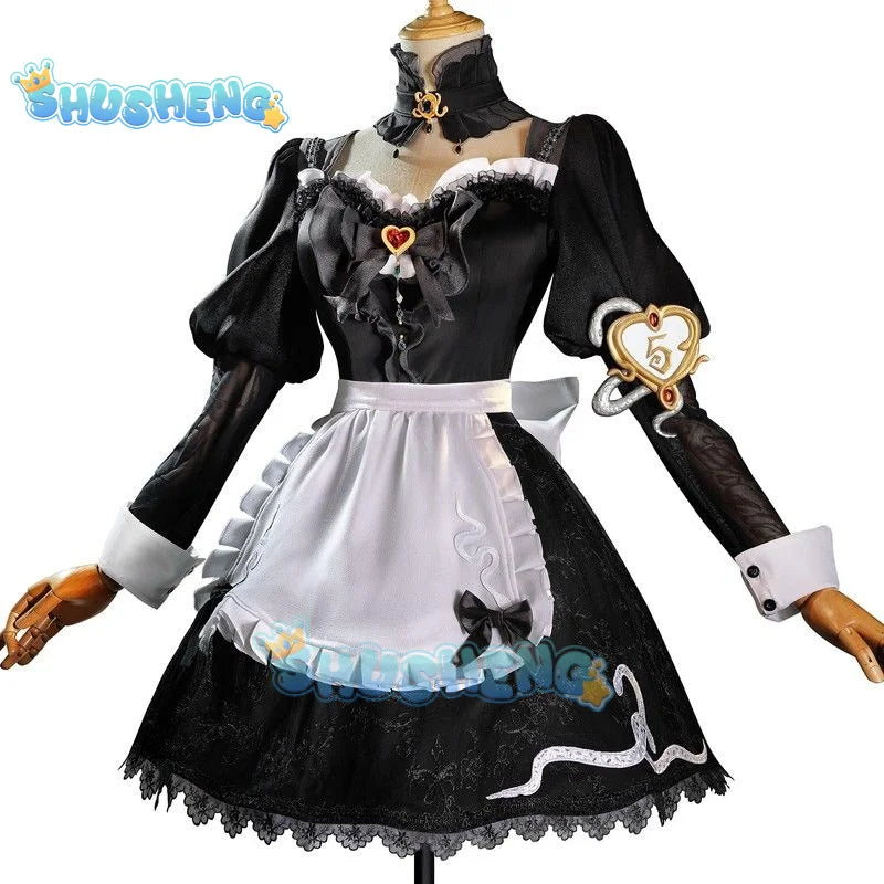 Identity V Fiona Gilman Priestess Dance QiZhen Fashion Game Suit Elegant Dress Cosplay Costume Halloween Party Role Play Outfit