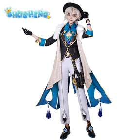 Aventurine Cosplay Game Honkai Star Rail Costume Party Suit Earrings Hat Halloween Carnival Uniform Anime Clothing