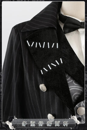 Twisted Wonderland idia Cosplay Costume Coat vest shirt pants tie brooch glove set Halloween high-quality Woman Man idia uniform