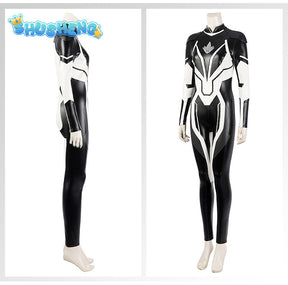 Monica Cos Rambeau Cosplay Costume Adult Women Fantasia Jumpsuit Disguise Outfits Halloween Carnival Party Suit