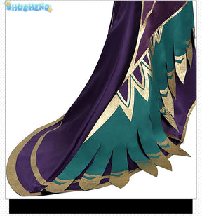 Game LOL Morgana Cosplay Costume Dress Set Women Coven Morgana Fashion Dress With Accessories Outfits Halloween Costume