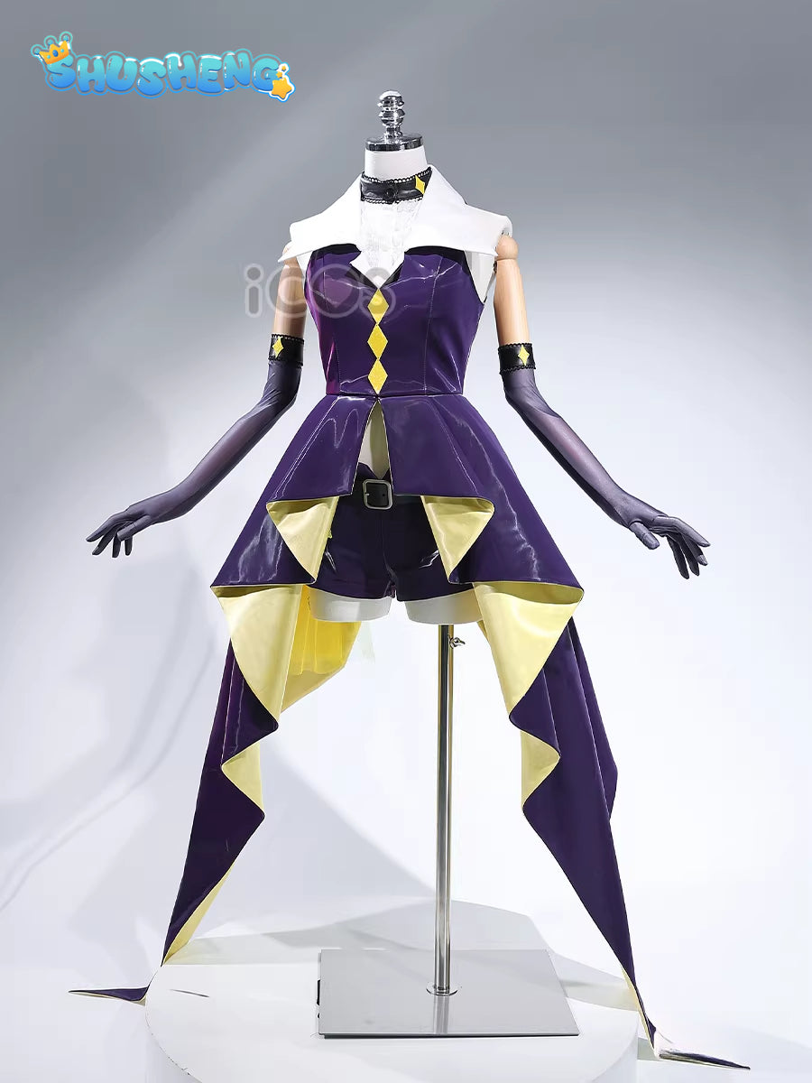 Cosplay Series: Shugo Chara! Utau Tsukiyomi-X-Dia / X-Diamond（Dark Jewel）Cosplay Costume full set Shushengcos S-XL spot inventory