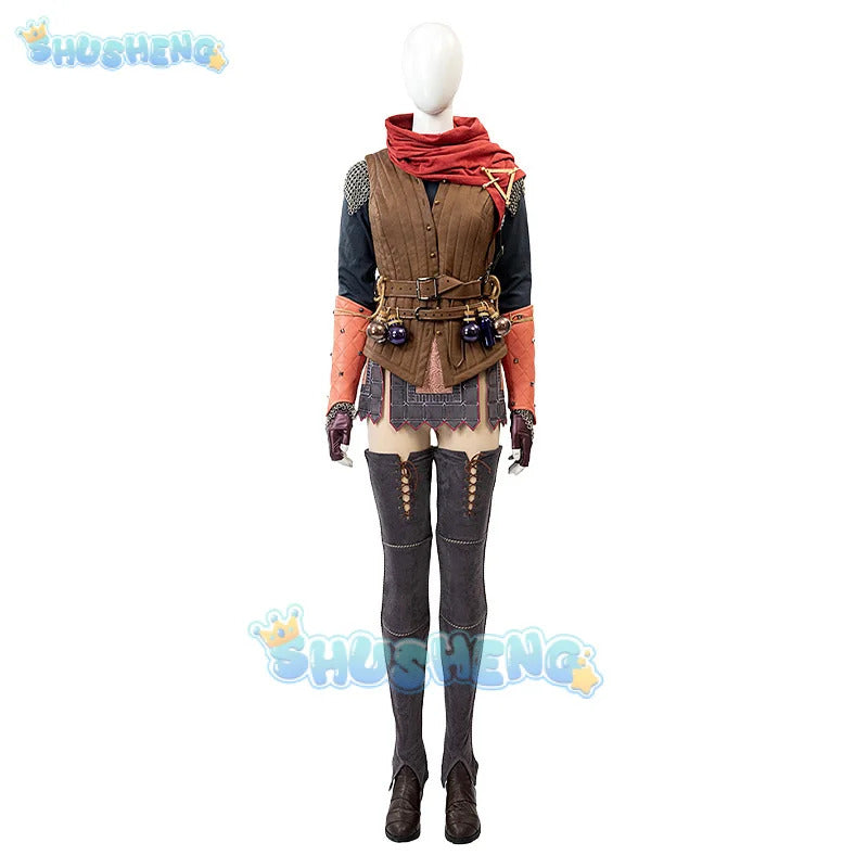 Split Fiction Mio Hudson Cosplay Costume Uniform Halloween Carnival Party Christmas Play Role Clothes Clothing for Women
