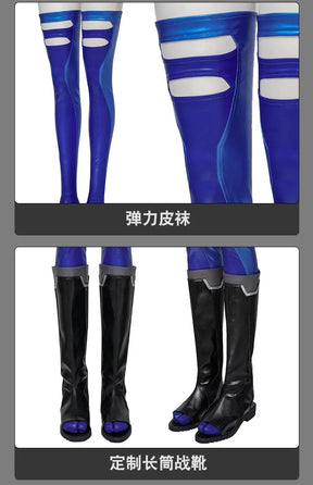 Rivals‌Psylocke‌ Cosplay Costume Betsy Braddock Uniform Halloween Carnival Party Christmas Play Role Clothes Clothing for Women