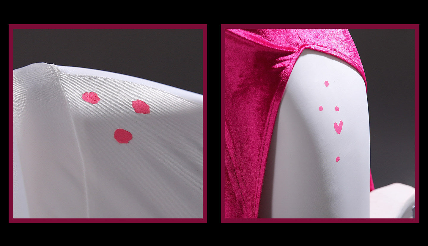 Shusheng-R Anime Hazbin Hotel Angel Dust Sequin Velvet Dress Cosplay Costume XS-XXXL