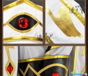 Code Geass Lelouch of the Rebellion Anime Lelouch Lamperouge Cosplay Costume Emperor Uniform Unisex Cos Convention Gift