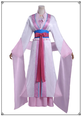 New Anime The Apothecary Diaries Consort Rishu Cosplay Rishu Hime Costume Women Sweet Chinese Hanfu Dress Halloween Uniform Set
