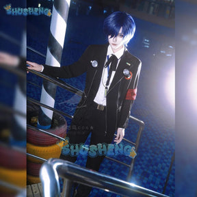 Yuuki Makoto Cosplay Costume Game Persona 3 High School Uniform Suits for Handsome Men Christmas Carnival Dress Party Shusheng