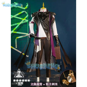 Shusheng arknight lumen tribunal cosplay costume cos game anime party uniform halloen play rode clothes