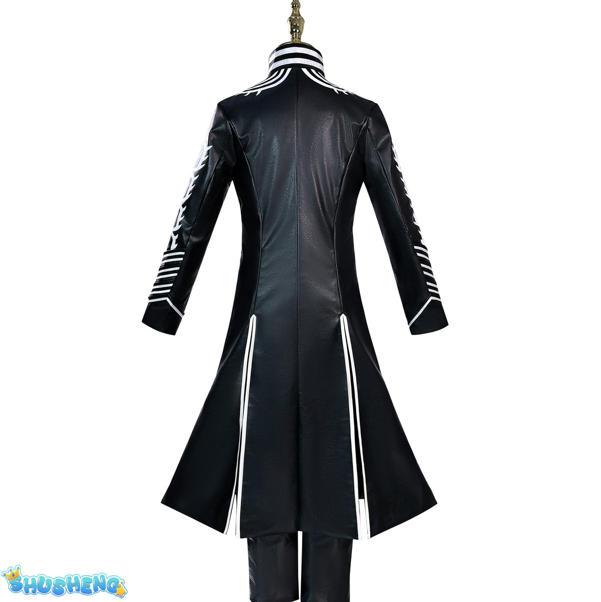 Hot Game DMC5 Cosplay Vergil Costume Nelo Complete Outfit Halloween Carnival Men Suit Jacket Vest Costume