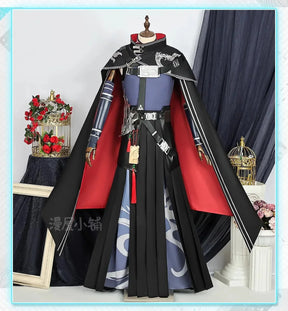 Arknights Zuo Le Cosplay Costume Uniform Cloak Earrings Pythia Zuo Xuanliao Halloween Party Women Men Carnival Props