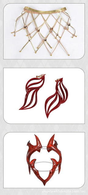 Scarlet Witch Wanda Django Maximoff Cosplay Rivals Costume Halloween Party Women Fantasy Uniform Props Shoes Wig Gloves Net Set