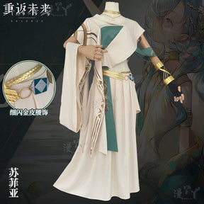 Game Reverse:1999 Sophia Cosplay Costume Cosplay Wig Dress Full Set Accessories Uniform Halloween Carnival Party For Woman Girls
