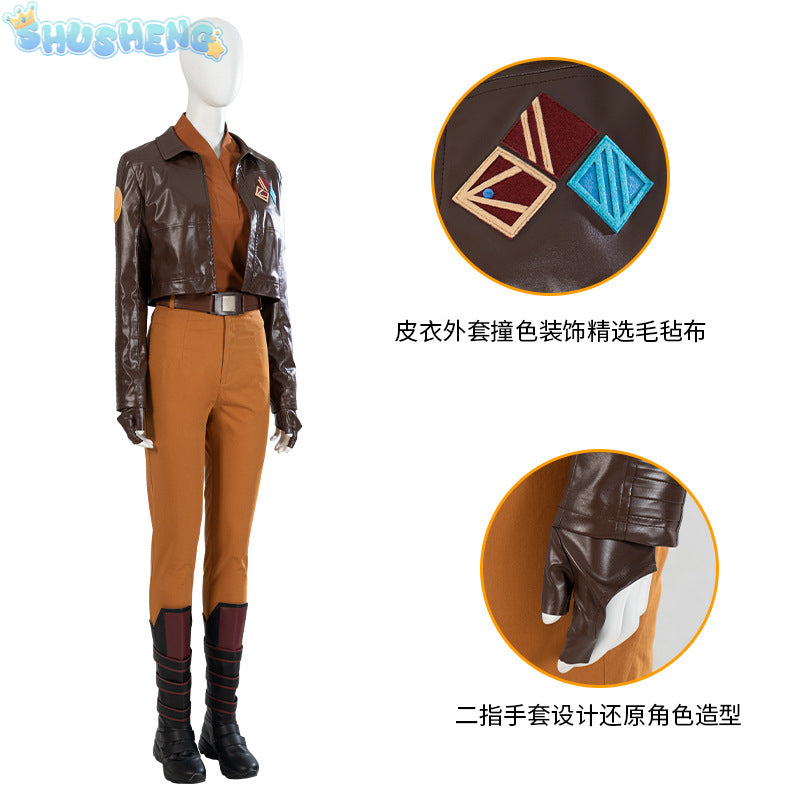 Sabine Wren Cosplay Costume for Women Girls Men Adult Anime Outfit Halloween Cos