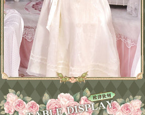 Eurydice Little Girl Cosplay Game Identity V Costume Girl Memory Alice Dress Headgear Wig Set Halloween Party Outfit Women