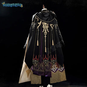 Shusheng-R Love and Deepspace Xavier Cosplay Costume Halloween Men's Fantasy Uniform Coat Props Shoes Accessories Set