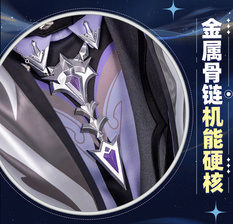 Shusheng-R Genshin Impact Kyryll Chudomirovich Flins Cosplay Costume Full Set Uniform Role Play Halloween Carnival Party Outfit