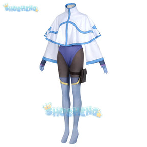 Hina Izumi Cosplay Costume Jumpsuit Anime I'm Living with An Otaku NEET Kunoichi Headwear Bag Halloween Party for Women Props