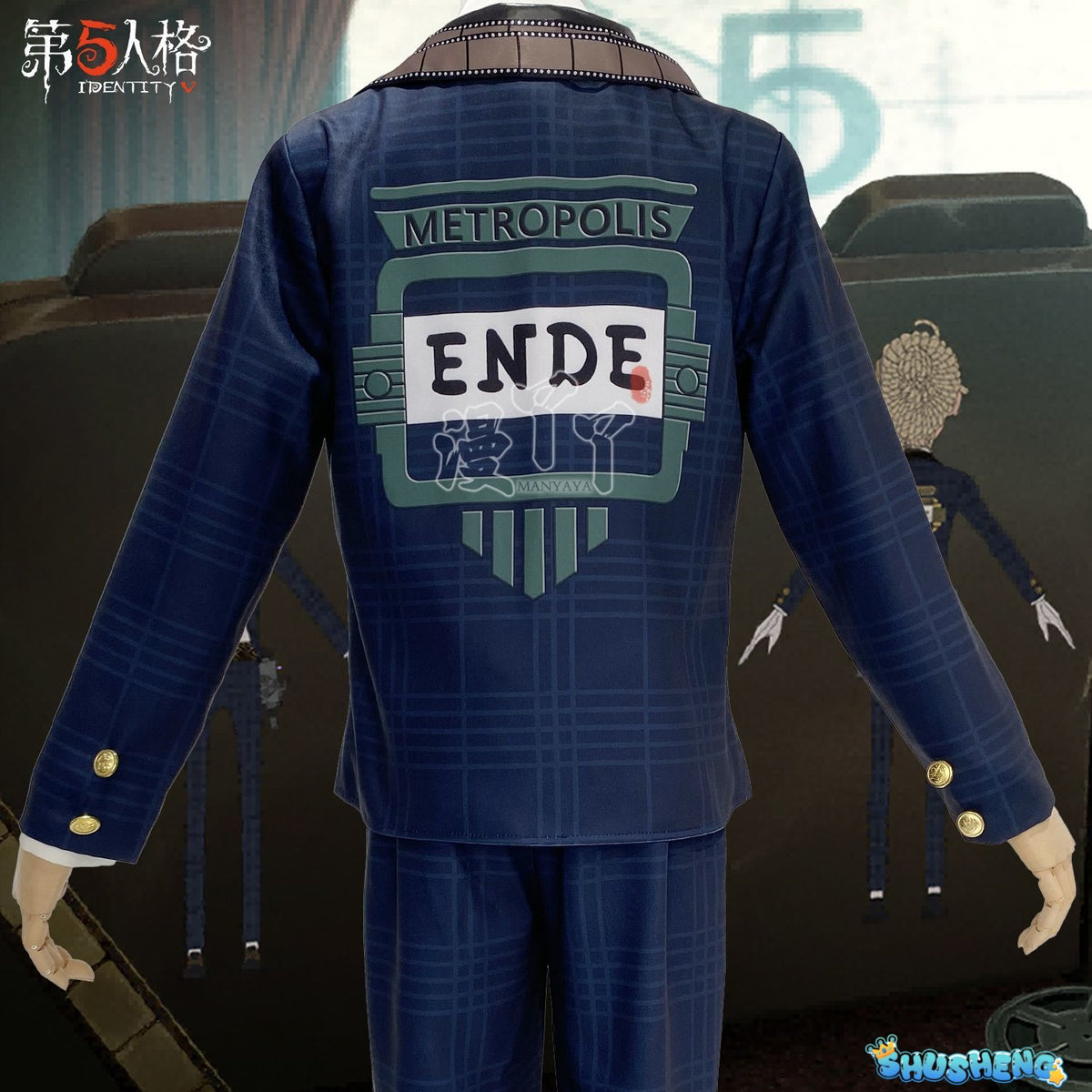 Identity V Cosplay Costumes Survivor Prisoner Luca Balsa Cosplay Halloween Costume Uniform For Women Men