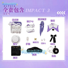 Honkai Impact 3rd Elysia Dress Cosplay Costume Cos Game Anime Party Uniform Hallowen Play Role Clothes