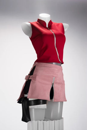 Anime Cosplay Series: Naruto Shippuden-Haruno Sakura Cosplay Costume full set Shushengcos
