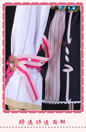 Aster Role-playing Costume Game Nu Carnival Aster Cosplay Outfits Halloween Party Set Short Pink Hair Role Play