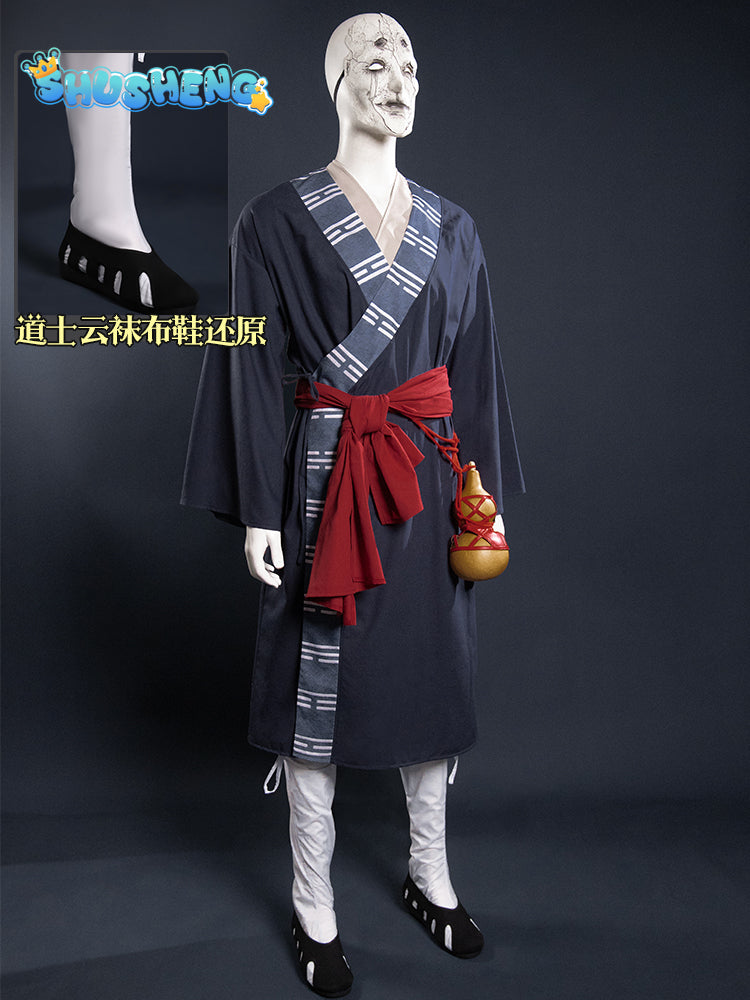 Black Myth: Wukong Mi Dao Ren Cosplay Costume Boss Mi Dao Ren Game Clothing Halloween Party Men's and Women's New Style Set