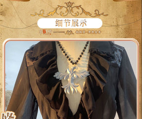 Game Identity Ⅴ Norton Campbell Prospector Cosplay Costume Hat glasse jewelr props Halloween party handsome uniform complete set