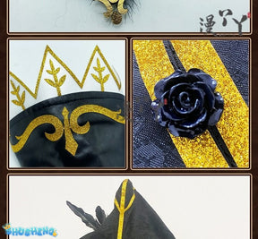 Seer Eli Clark Cosplay Costume Identity V Game Suit Mysterious Uniform With Mask Halloween Party Role Play Outfit