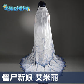 Diaguise Emily Cosplay Dress Woman Tim's Bride Victor's Wife Emily Long Dress Ghost Gothic Dress Halloween Costumes for Woman