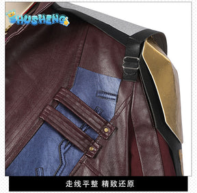 Star Lord Cosplay Costume Thor 4 Love and Thunder Star Lord Peter Quill Leather Outfits Mens Halloween Carnival Suit