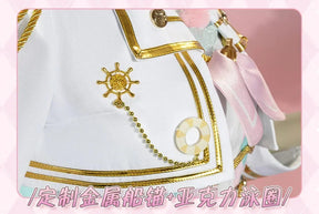 Anime BanG Dream! Kokoro Tsurumaki Cosplay Costume Dress Hat Glove Coat Hat Props Full Set Halloween Sweet Woman Lolita Uniform