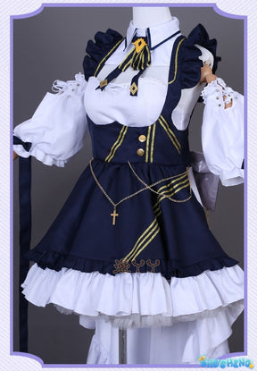 Azur Lane Cheshire Cosplay Lolita Maid Dress Game Anime Suit for Women Halloween Carnival Roleplay Clothing COSFun