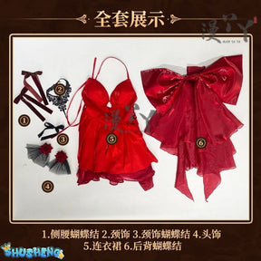 Anime Soryu Asuka Langley Cosplay Costume Shikinami Asuka Red Off Shoulder Dress Gown Ball Evening Suit Halloween
