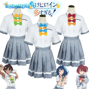 Anime Makeine Too Many Losing Heroines Anna Yanami Cosplay Costume Chika Komari JK Skirt Lemon Yakishio Halloween for Women