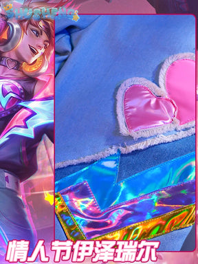 LOL Ezreal Valentine's Day Women Cosplay Costume Cos Game Anime Party Uniform Hallowen Play Role Clothes Clothing