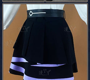 Arknights Priestess Cosplay Costume Game Uniforms Women Halloween Party Girls Clothes Outfit Anime Event Trench Skirt