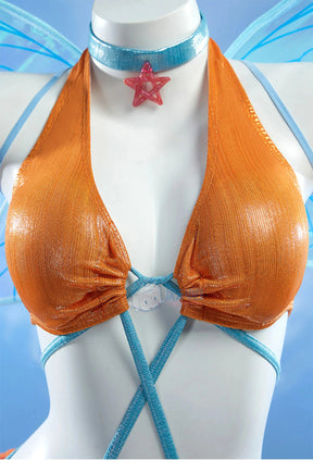 Movie Stella Cosplay Costume Halloween party sexy dress accessories prop set women beach sexy swimsuit Stella uniform