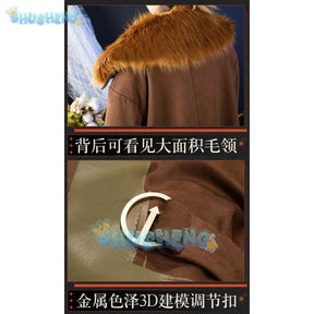 Reverse:1999 Windsong Cosplay Costume Coat shirt tie belt gloves necklace Halloween party Handsome man Woman uniform Full Set