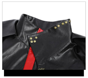 Arcang2 lol VI cosplay costume leather coat men women uniform suit Halloween party Carnival role play outfits Shusheng