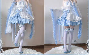 Rem Cosplay Costume Re -Starting Life in Another World Uniform Halloween Carnival Party Christmas Play Role Clothes Clothing