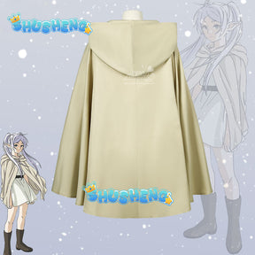 Frieren Cosplay Fantasia Nude Dress Cloak Anime No Frieren Disguise Women Female Fantasy Halloween Carnival Party Clothes