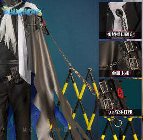 Ulpianus Cosplay Arknights Costume Game Suit Handsome Uniform Halloween Carnival Party Outfit For Men S-XXL New