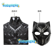 Anime Superhero Black Kids Panther Men Boys Adult Jumpsuits Children Panther Cosplay Halloween Costume Bodysuits Dress Up New