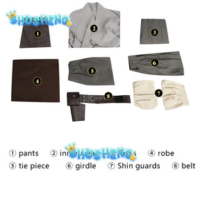 Star Wars Cosplay Costume Obi-Wan Kenobi Cosplay Costume Halloween Cosplay Costume Set